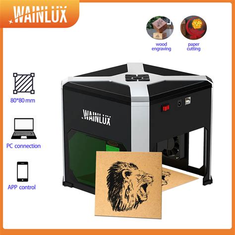 Wainlux Laser Engraver K6 3000mw CNC Wifi Mini Laser Engraving Machine DIY Logo Mark Printer ...