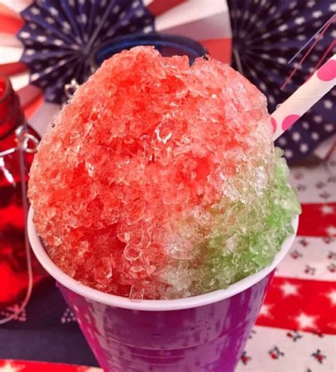 Homemade Snow Cones Norines Nest