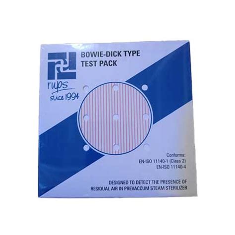 Bowie And Dick Test Pack Chemical Indicator Rups Sterilization Rolls And Peelable Pouches