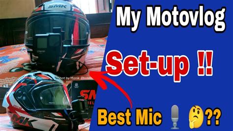 My Gopro Hero Motovlog Set Up With Mic Best Motovlog Set Up