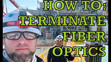 How To Terminate Fiber Optic Cable With Corning Lc Style Youtube