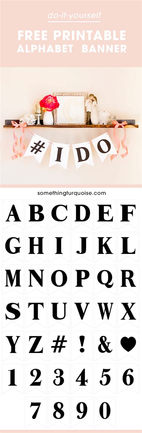 Diy Free Printable Banner Alphabet Templates