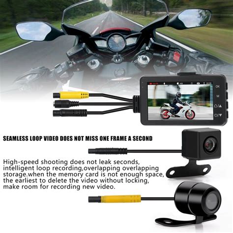 X Inch P Motorcycle Camera Dvr Motor Dash Cam With Special Dual