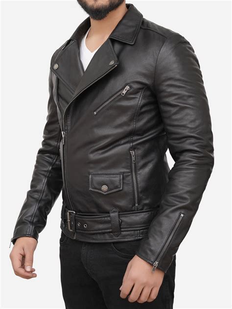 Freddie Vintage Black Motorcycle Leather Jacket