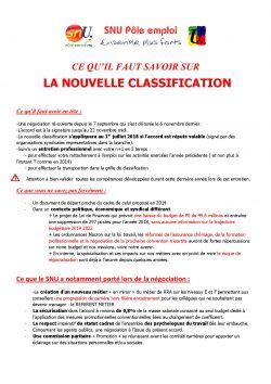 Ce Quil Faut Savoir Sur La Nouvelle Classification SNU Grand Est