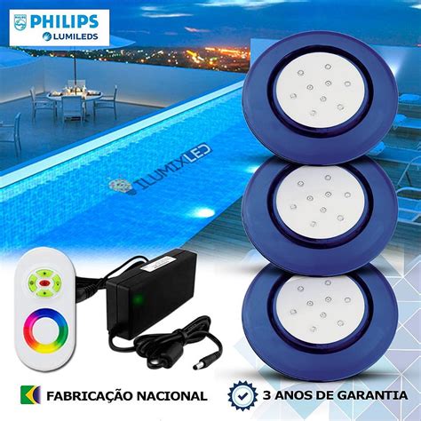 Kit Completo iluminação LED RGB para Piscinas ILUMIXLED BR