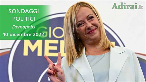 Ultimi Sondaggi Politici Dicembre Demopolis