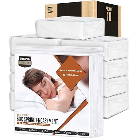 Amazon Utopia Bedding 120 GSM Waterproof Box Spring Encasement