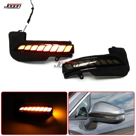 Dynamic Turn Signal Light Led Side Wing Rearview Mirror For Toyota