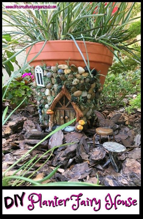 Here S How To Make A Sweetly Whimsical Diy Fairy House Planter From A