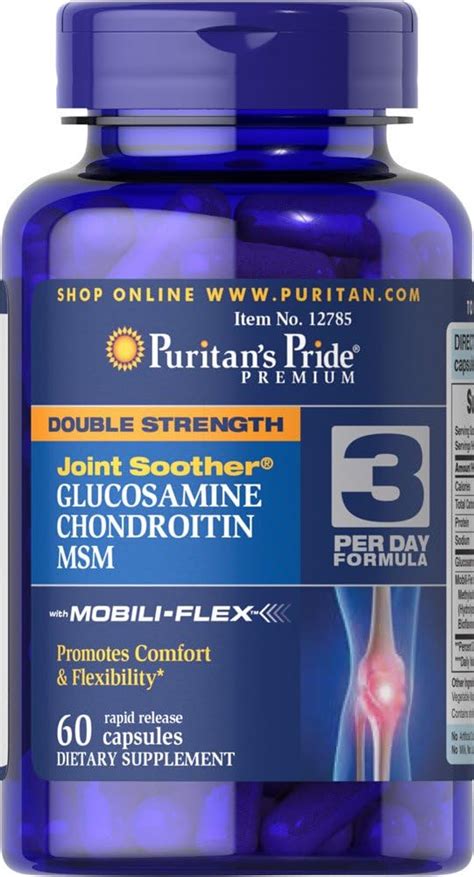 Amazon Puritan S Pride Double Strength Glucosamine Chondroitin Msm