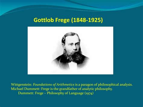 Ppt Gottlob Frege 1848 1925 Powerpoint Presentation Free Download