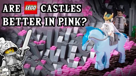 A Pink Lego Castle Moc Build Process Instructions Inspiration And More Youtube