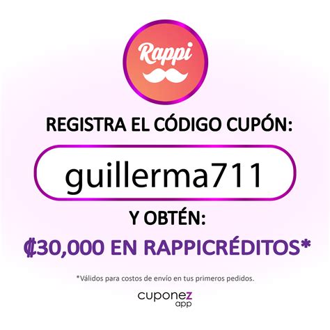 Código cupón para Rappi Costa... - Cuponez App Costa Rica | Facebook
