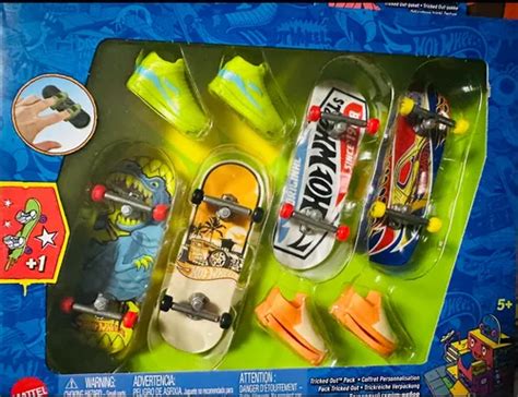 Set De Hot Wheels Skate Tony Hawk Fingerboards Patinetas Env O Gratis