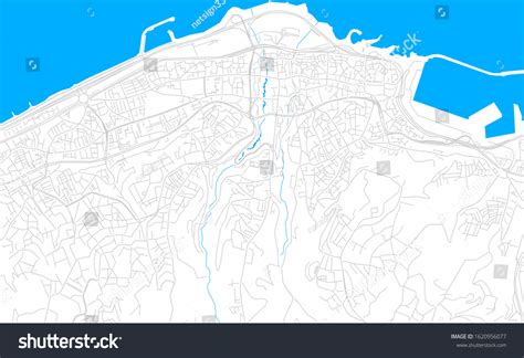 Bright Vector Map Trabzon Turkey Fine เวกเตอร์สต็อก ปลอดค่าลิขสิทธิ์