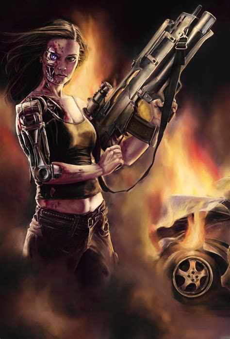 Cameron Summer Glau Terminator The Sarah Connor Chronicles Artwork