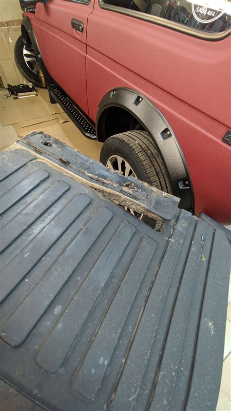Брызговики на ниву из Термоэластопласта — Lada 4x4 3D, 1,7 л, 1996 года ...