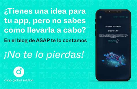 Qu Hago Con Una Idea Para Una App Asap Global Solution