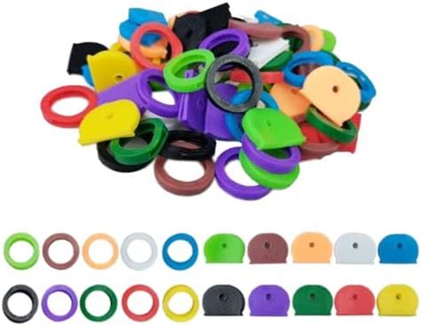 Amazon Key Caps Tags Covers Set Plastic Key Identifier Rings Key