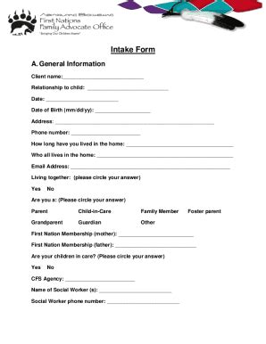 Fillable Online CLIENT INTAKE FORM Docx CLIENT INTAKE FORM NAME