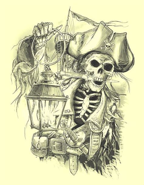 Pin By Alex Polikarpovych On Sketching Ideas Pirate Tattoo Pirate