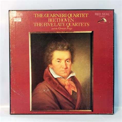 Box Set 4 LPs Ludwig Van Beethoven The Guarneri Quartet Beethoven