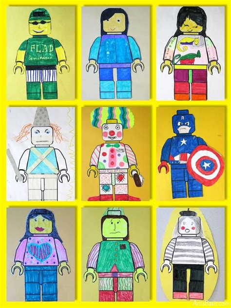 Lego Art Projects Lego Art Project Elementary Art Lego Art