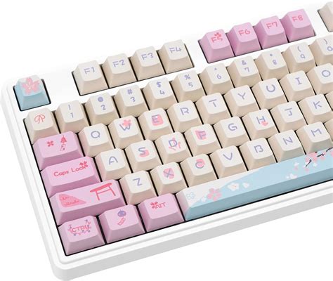 Amazon Jolintal Keys Sakura Keycaps Pink Pbt Keycaps Cherry