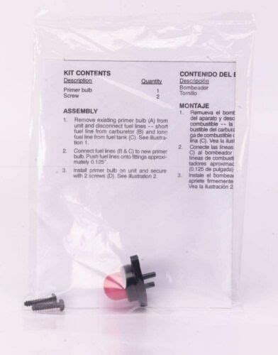 Husqvarna 530071835 Chainsaw Primer Bulb Kit Genuine Original Equipment Manufact Ebay