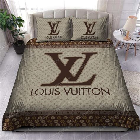 Pink Veinstone Louis Vuitton Bedding Sets Bed Sets Duvet Cover And Pillow For Bedroom