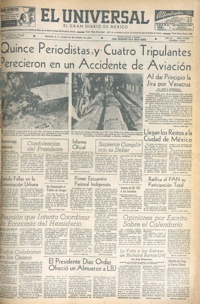 Jesús Kramsky El Reportero “milagro” Que Sobrevivió Al Avionazo De 1970