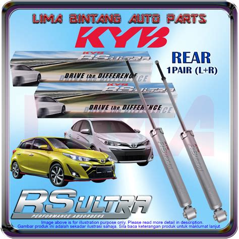 Toyota Vios Ncp Yaris Nsp Rear Shock Absorber Heavy Duty Rs