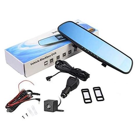 Rearview Mirror Dual Channel DVR Camera Recorder Dash Cam | Shop Today ...
