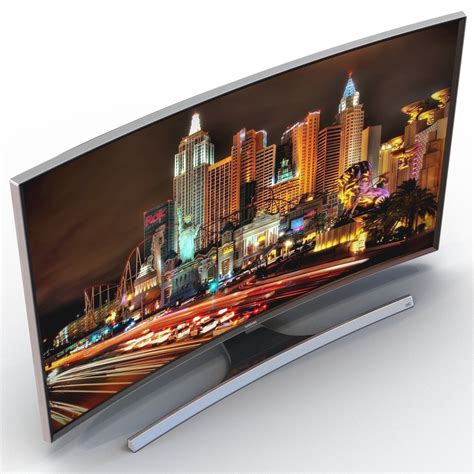 Samsung 4K UHD JU7500 Series Smart TV 50 Zoll gebogen 3D-Modell ...