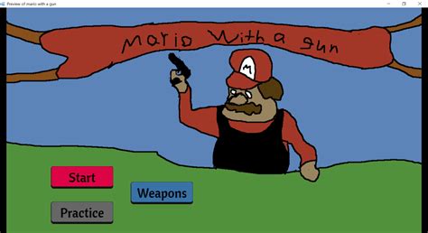 Mario with a gun by ASG games