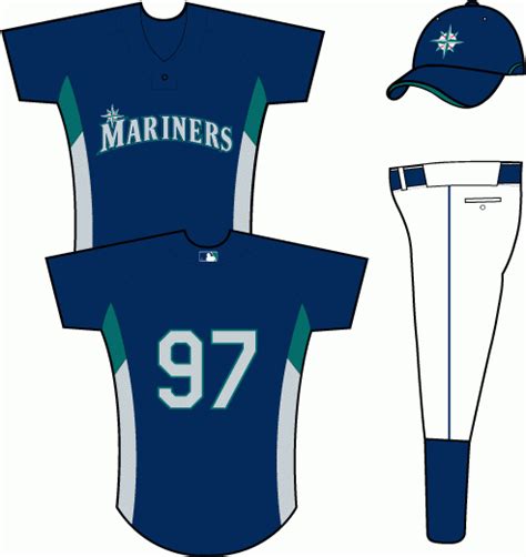 Seattle Mariners Uniform - Practice Uniform - American League (AL ...