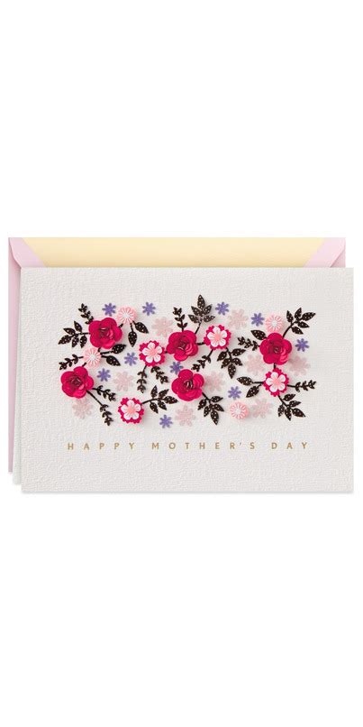 Buy Hallmark Signature Mother S Day Card Paper Flowers Wonderful Day At