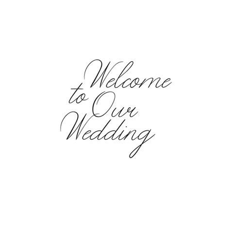 Happy Wedding Hand Lettering Inscription Modern Calligraphy Greeting