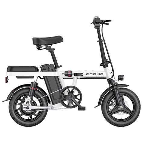 Engwe T Folding Electric Bicycle Inch Tire W Brushless Motor