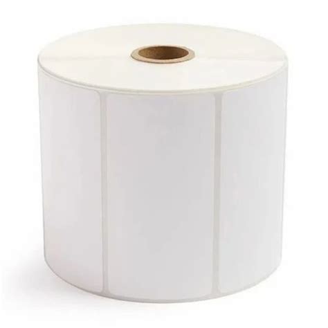 Plain Chromo Barcode Label Roll White At Rs 0 25 Piece In New Delhi