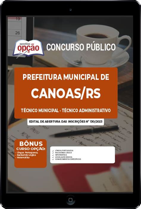 Apostila Prefeitura De Canoas Rs Em Pdf T Cnico Municipal T Cnico