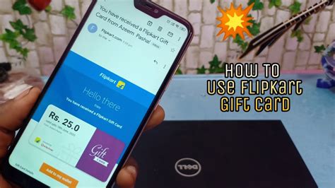 How To Use Flipkart Gift Card Live Proof YouTube