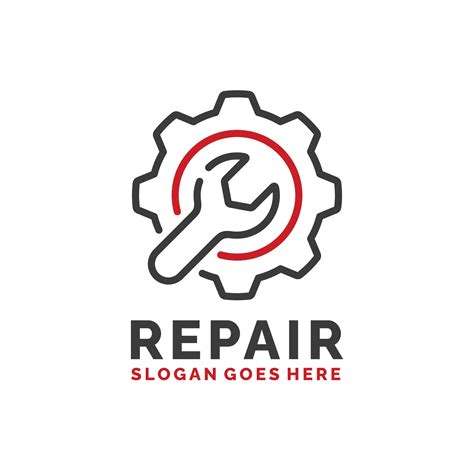 Repair logo design vector illustration. Maintenance logo 27618014 ...