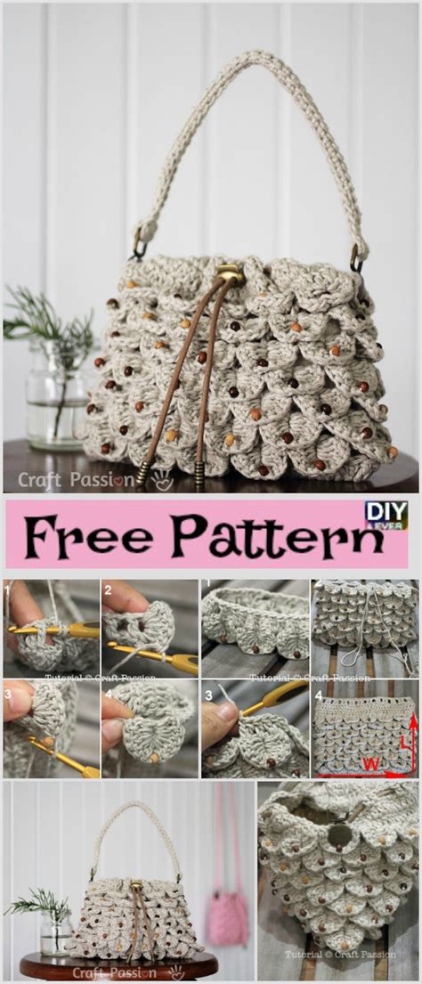 Crochet Crocodile Stitch Purse Free Pattern Diy Ever