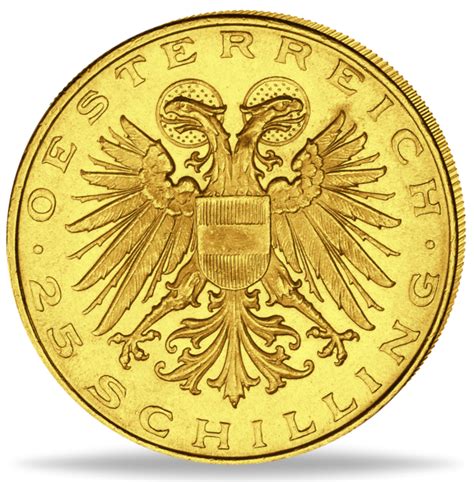 Republik Österreich 25 Oesterreichische Schilling 1935 1938 St