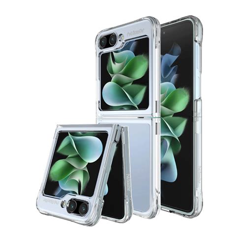 Armour Tough Naked Hard PURE For Galaxy Z Flip 5 Red Monster