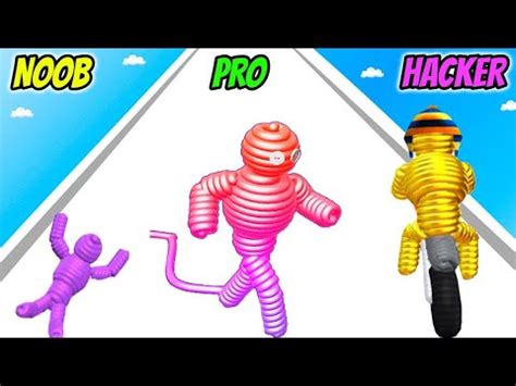 Noob Vs Pro Vs Hacker Rope Man Run Tick Tock Satify Game Ios