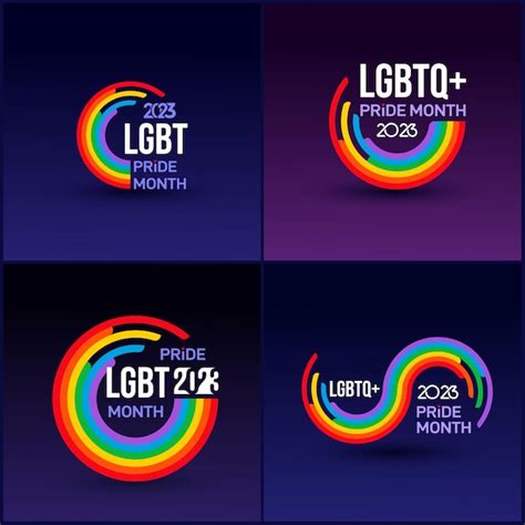 Premium Vector Pride Design Logo Icon Lgbtq Related Symbol In Rainbow