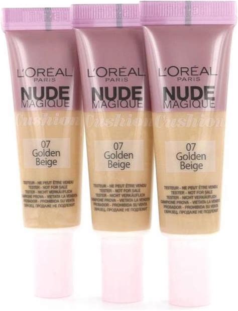 L Or Al Nude Magique Cushion Dewy Glow Foundation Golden Beige